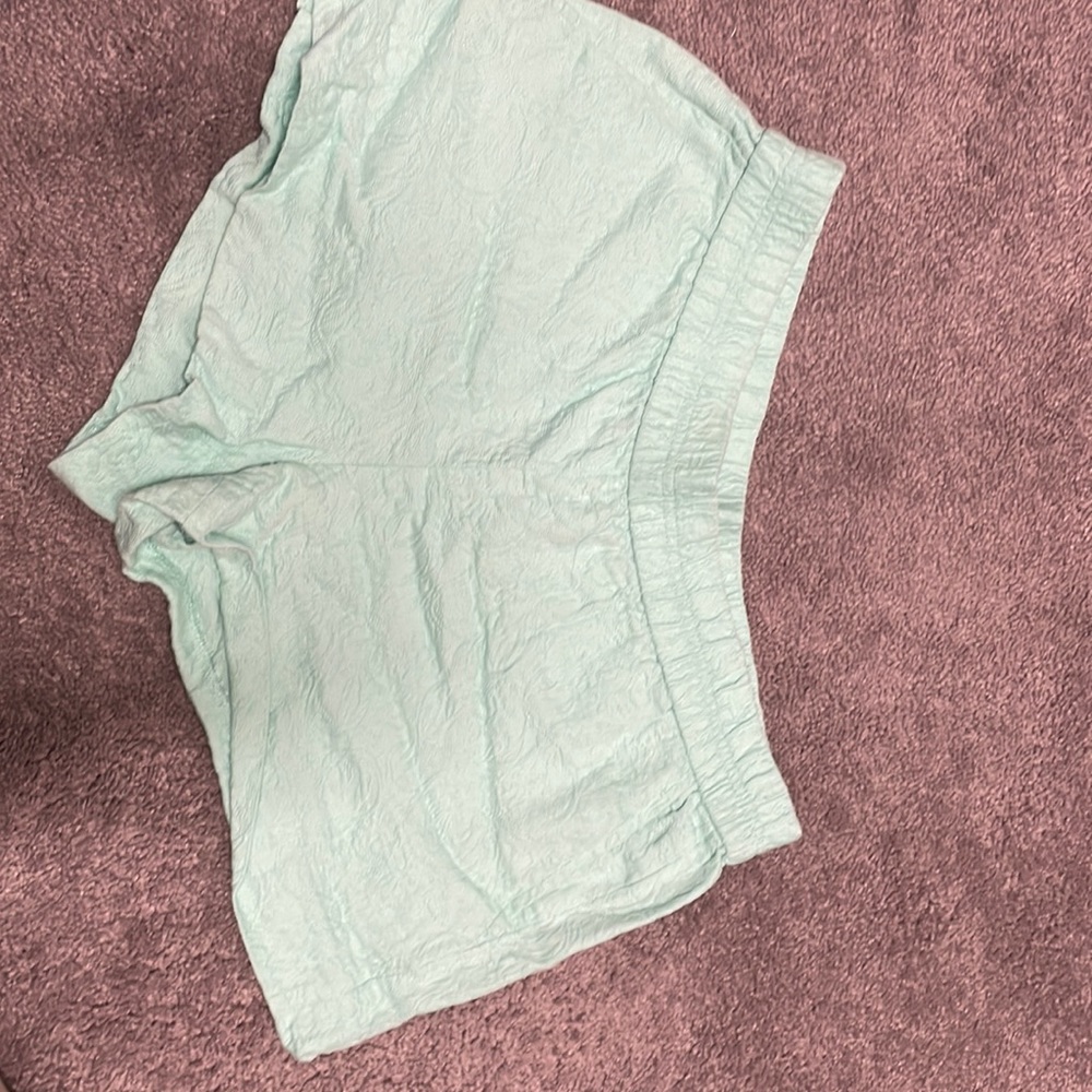 J. Crew turquoise textured shorts